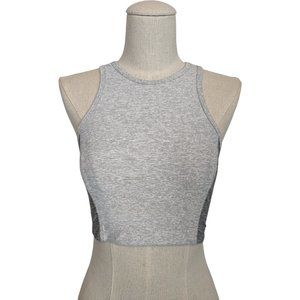 Outdoor Voices Athena Crop Top Dove/Ash Gray Sz Small